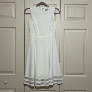 Calvin Klein white dress women's size 2